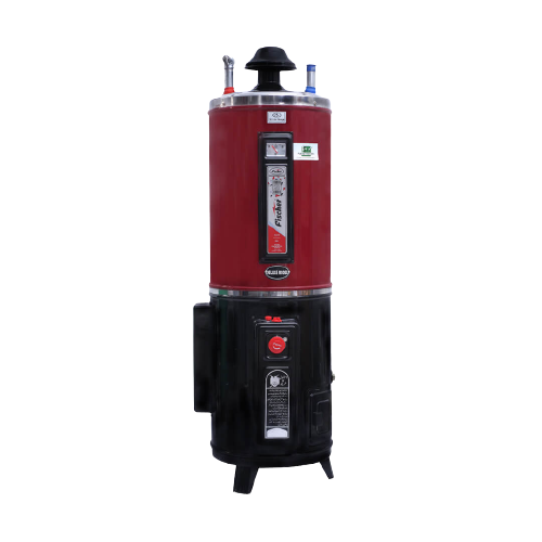 Fischer Hybrid (Electric Gas Geyser) 25 Gallon Red